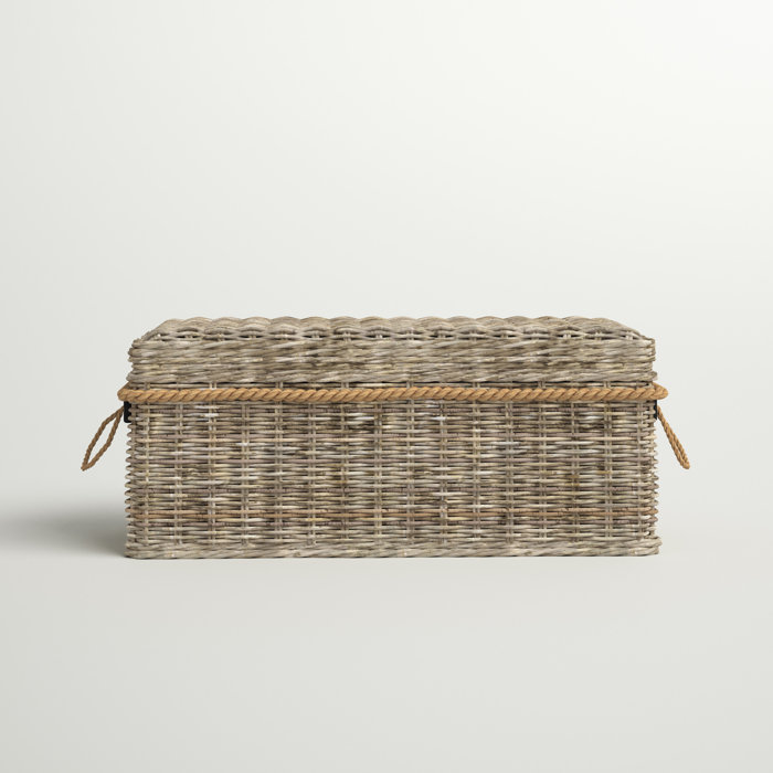 Sand & Stable Kent Wicker Trunk & Reviews Wayfair